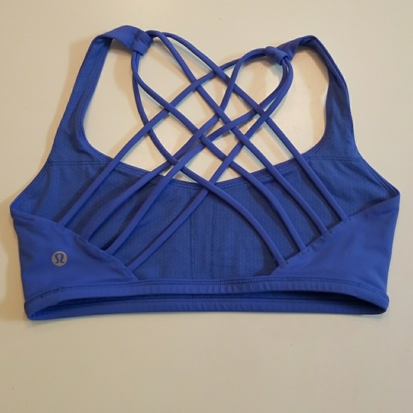 lululemon athletica Other - Lululemon Free To Be Wild Bra Porcelain Blue